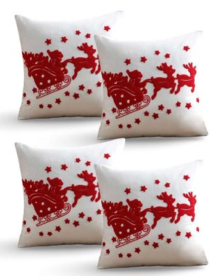 Imagen 1 del producto SET DE 4 FUNDAS DE COJIN PARA NAVIDAD K15