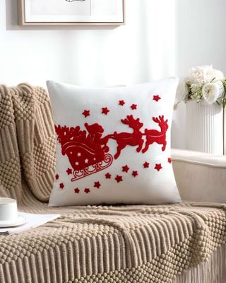 Imagen 2 del producto SET DE 4 FUNDAS DE COJIN PARA NAVIDAD K15