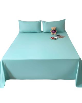 Imagen 2 del producto JUEGO DE SABANA KING 200 HILOS CELESTE