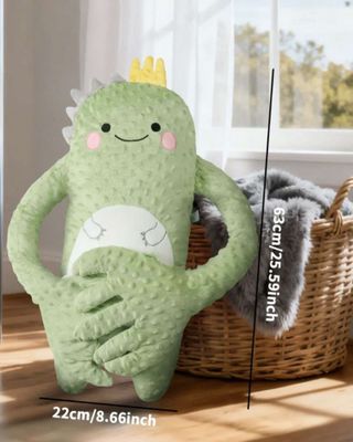 Imagen 2 del producto Peluche Palma Calmante Para Bebé Dinosaurio Verde