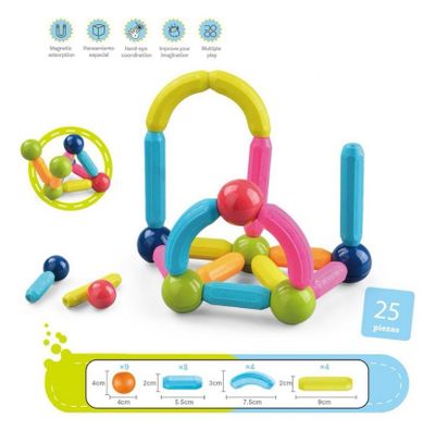 Imagen 2 del producto Varillas Magnéticas Juguete Didáctico De Bloques