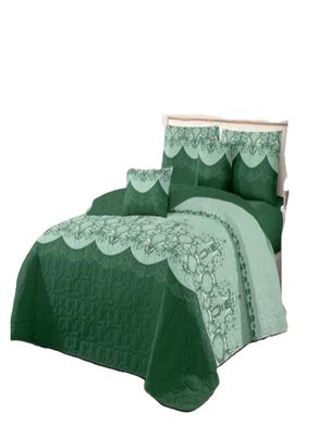 COBERTOR DE VERANO PLAZA Y MEDIA QUILT REVERSIBLE