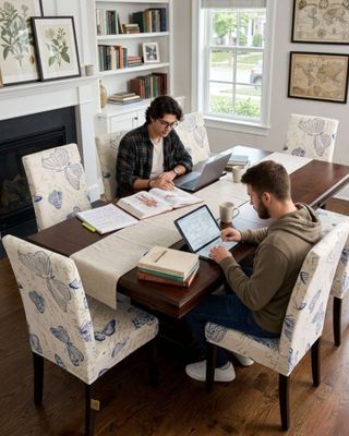 Imagen 2 del producto JUEGOS DE 6 FUNDAS PARA SILLAS CON DISEÑO ELASTICO M15