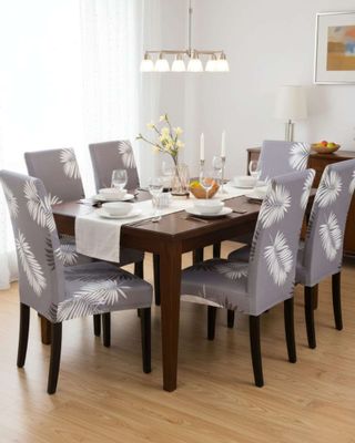 Imagen 2 del producto JUEGOS DE 6 FUNDAS PARA SILLAS  CON DISEÑO ELASTICO M23