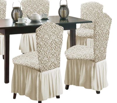 Imagen 2 del producto Pack 6 Fundas Sillas Turcas con Diseño 3D F1