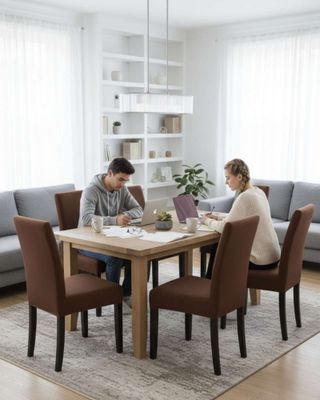 Imagen 2 del producto JUEGOS DE 6 FUNDAS PARA SILLAS CON DISEÑO ELASTICO M20