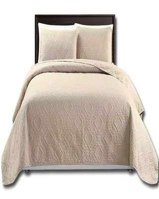 Imagen 1 del producto CUBRECAMA ELEGANTE QUILT VERANO PLAZA Y MEDIA BEIGE