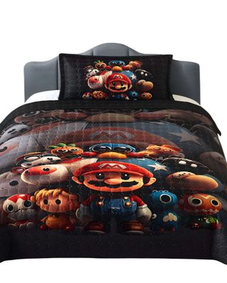 Imagen 2 del producto CUBRECAMA QUILT DE VERANO MARIO INFANTIL NIÑO