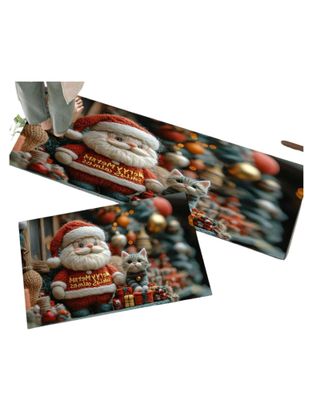 Imagen 1 del producto ALFOMBRA DE COCINA DISEÑO DE NAVIDAD A02