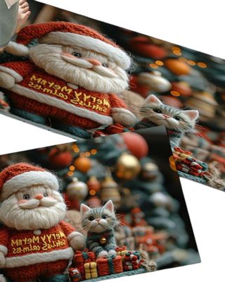 Imagen 2 del producto ALFOMBRA DE COCINA DISEÑO DE NAVIDAD A02