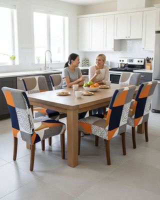 Imagen 1 del producto JUEGOS DE 6 FUNDAS PARA SILLAS CON DISEÑO ELASTICO M16