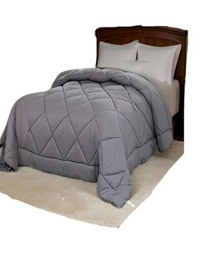 EDREDÓN NÓRDICO DE SEDA 1.5 PLAZA GRIS