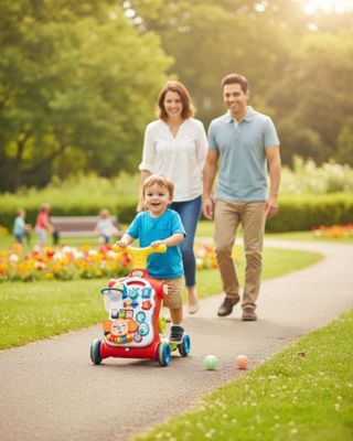 Imagen 2 del producto Caminador andador scooter bebe musical multifuncional 5 en 1