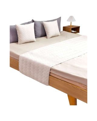 Imagen 2 del producto Set de Pieceras Plush + Fundas de Cojin 45×45 blanco