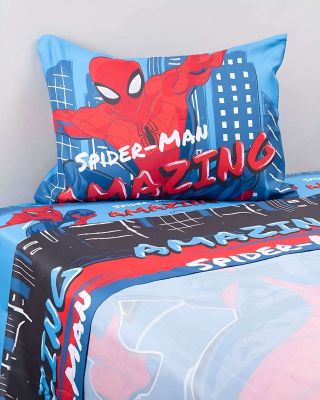 Imagen 2 del producto Sabanas infantil Spiderman plaza y media Mashini