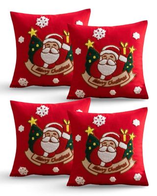 Imagen 1 del producto SET DE 4 FUNDAS DE COJIN PARA NAVIDAD K6