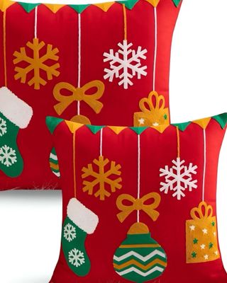 Imagen 1 del producto SET DE 2 FUNDAS DE COJIN PARA NAVIDAD K3