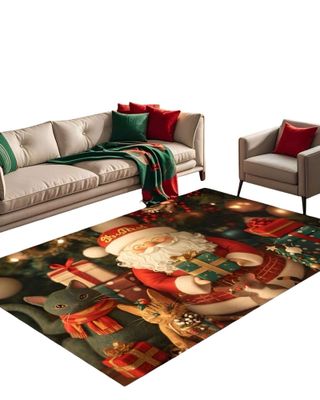 ALFOMBRA NAVIDAD PARA LIVING O COMEDOR 240cm 200cm A07