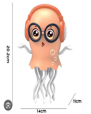 Imagen 2 del producto JUGUETE PULPO BAILARIN NARANJA NIÑO NIÑA