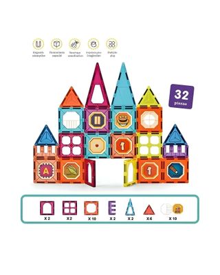 Imagen 1 del producto BLOCK MAGNETICO CASTILLO 32 PIEZAS