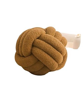 Imagen 1 del producto COJIN ELEGANTE NUDO CAFÉ 22 CM