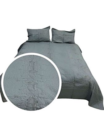 Imagen 2 del producto CUBRECAMA COLCHA QUILT DE VERANO 2 PLAZAS BORDADO A6