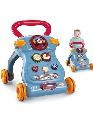 Imagen 2 del producto CORREPASILLO ANDADOR INFANTIL MIS PRIMEROS PASOS AZUL