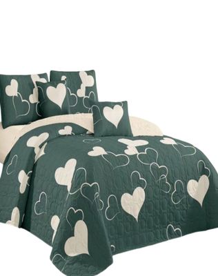 Cubrecama Quilt Diseño 2 Plazas - Primavera Verano B10