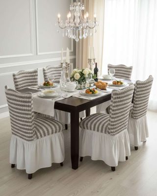 Imagen 1 del producto JUEGO DE 6 FUNDAS TURKAS DISEÑO DE LINEAS