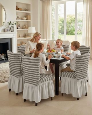 Imagen 2 del producto JUEGO DE 6 FUNDAS TURKAS DISEÑO DE LINEAS