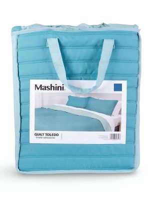 Quilt MAS 2 ALMOHADAS DE REGALO 2 plazas Mashini Q-010