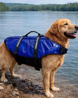 Imagen 2 del producto CHALECO SALVAVIDAS PARA MASCOTAS TALLA L 75x60 cm S03