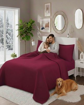 Imagen 2 del producto Juego de Sábanas Polar Premium Plaza y Media Térmicas Extra Suaves 10