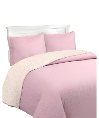 CUBRECAMA QUILT SHERPA OTOÑO INVIERNO 2 PLAZAS C19