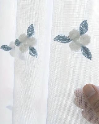 Imagen 2 del producto Pack de Visillo transparente con textura 140x230cmv13