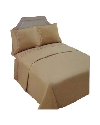 Imagen 2 del producto SABANAS 300 HILOS 2 PLAZA BEIGE