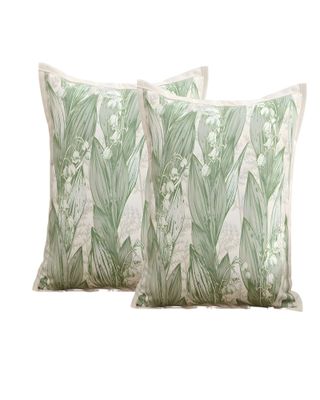 Imagen 2 del producto JUEGO DE 2 FUNDAS DE COJINES HOJA VERDE