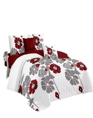 Cubrecama Quilt Diseño 2 Plazas - Primavera Verano A10