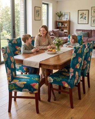 Imagen 2 del producto JUEGOS DE 6 FUNDAS PARA SILLAS  CON DISEÑO ELASTICO M3