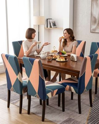 Imagen 2 del producto JUEGOS DE 6 FUNDAS PARA SILLAS CON DISEÑO ELASTICO M14