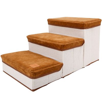 Escalera Para Perros Y Gatos Con Estantes Guardadores