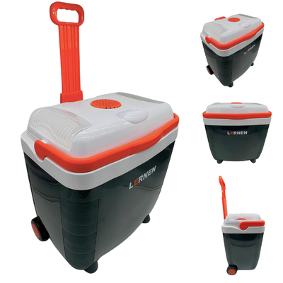 Imagen 2 del producto Cooler Pro Portátil con Ruedas 28 Lt 12v Para Autos O Enchufe Ac / Dc