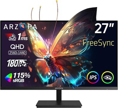 Monitor Gamer 27 ARZOPA M1RC 180Hz 2K QHD