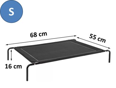 Imagen 2 del producto Cama Refrescante En Altura Para Perros Gatos Elevada, Talla S