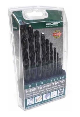 Set Brocas Alpen Hss Metal 10 Unidades - 901003