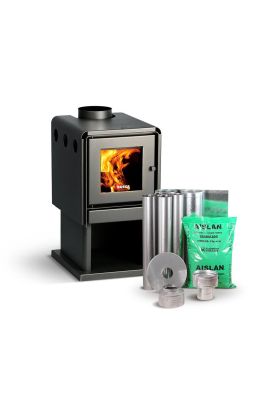 Pack Bosca Estufa A Leña Limit 480 + Kit De Instalación