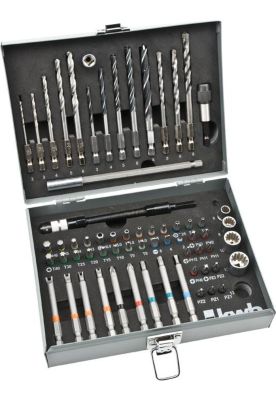 POWER BOX KWB 67 PIEZAS BROCAS Y PUNTAS