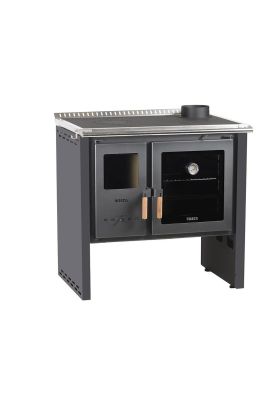 Imagen 2 del producto COCINA LEÑA 2P BOSCA HESTIA 90 CHARCOAL 103010044