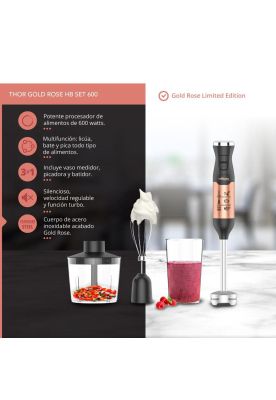 Imagen 2 del producto MINI PIMMER THORBEN THOR GOLD ROSE 3 ACC. 600W