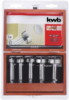 SET BROCAS FORSTNER KWB 5 PIEZAS